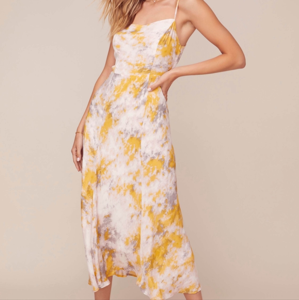 ASTR | Journey Tie Dye Midi Dress